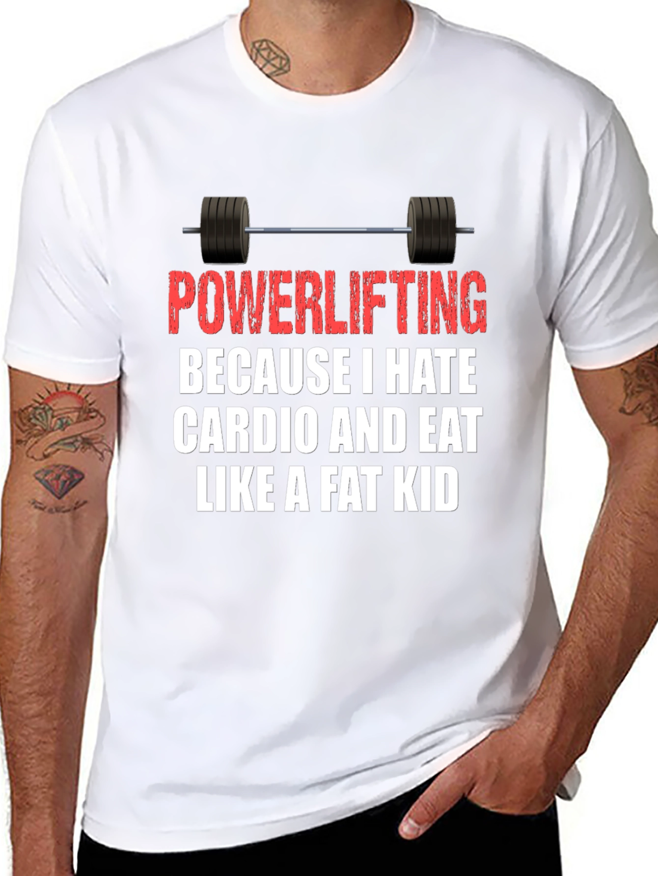 Powerlifting Hates Cardio T-Shirt
