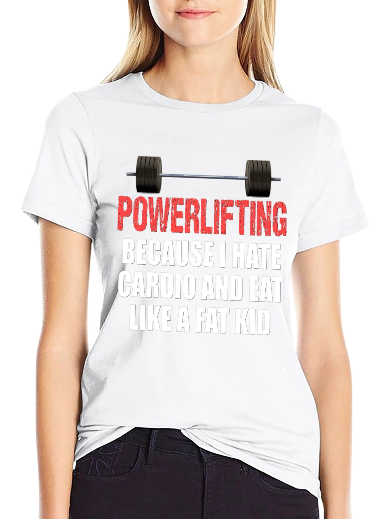 Powerlifting Hates Cardio T-Shirt