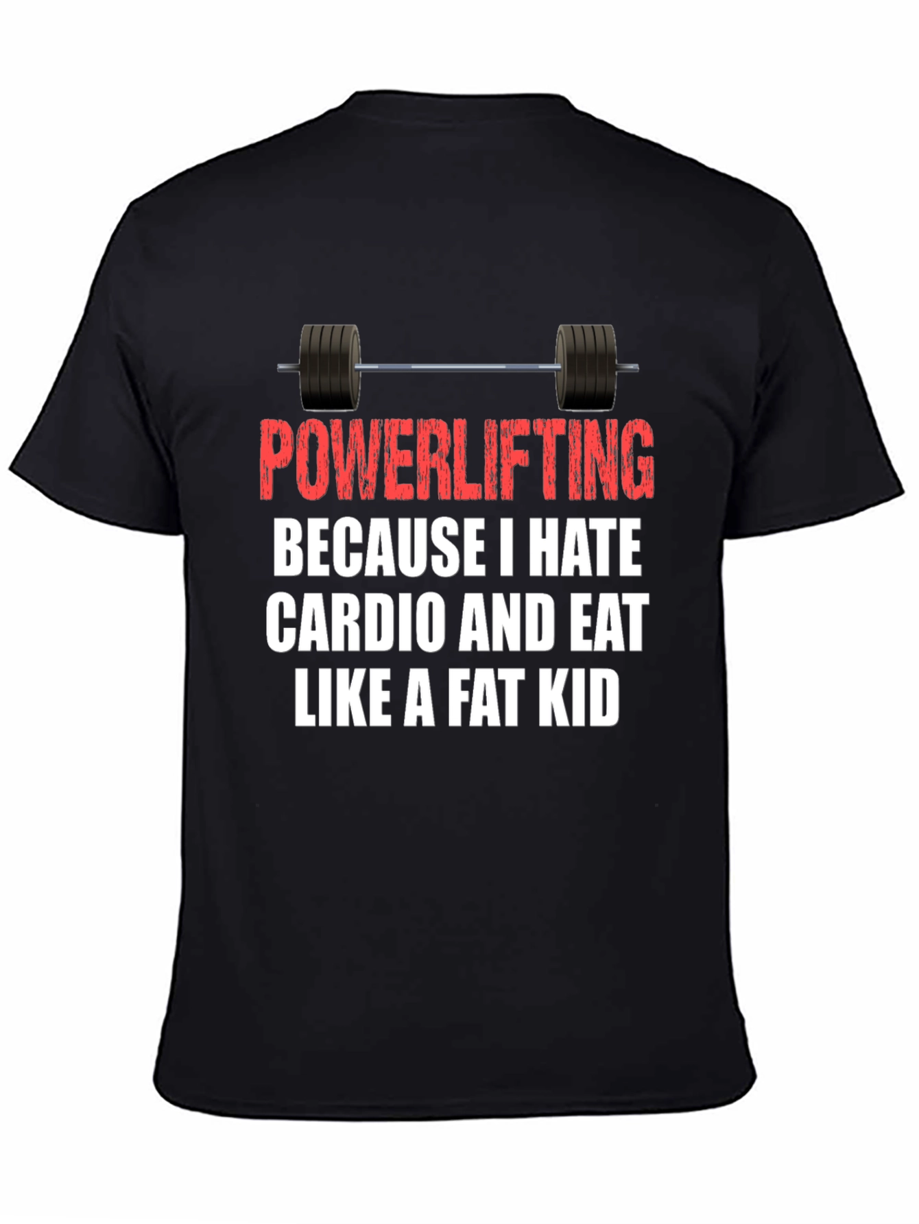 Powerlifting Hates Cardio T-Shirt