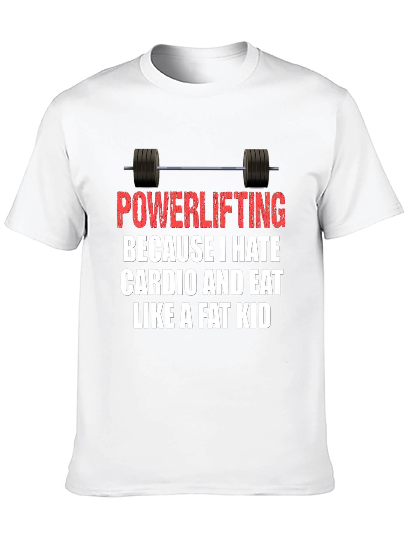 Powerlifting Hates Cardio T-Shirt