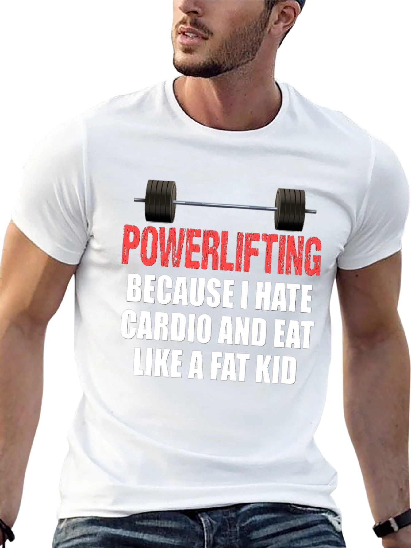 Powerlifting Hates Cardio T-Shirt