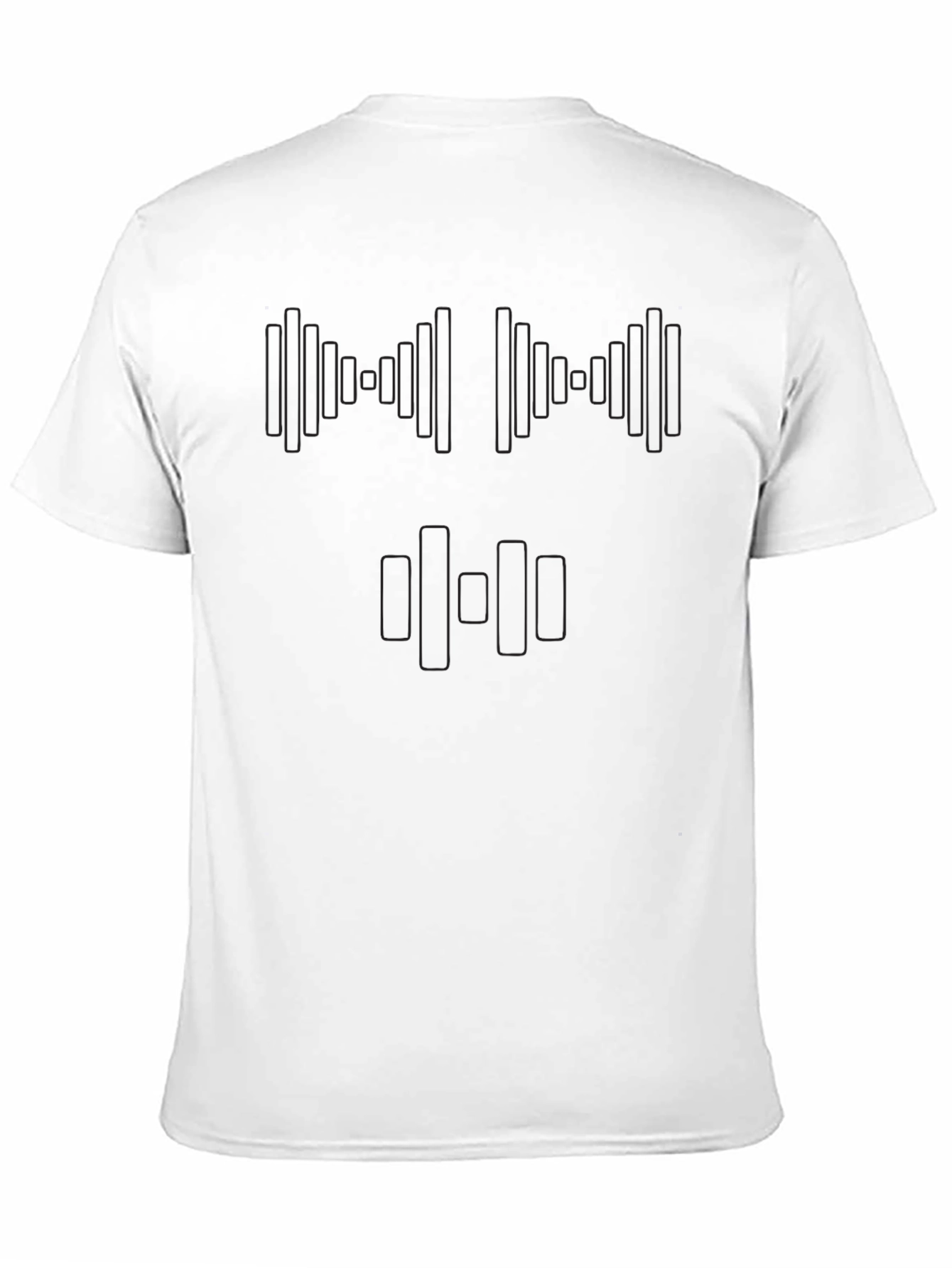 Modern Black T-Shirt with Geometric Graphic