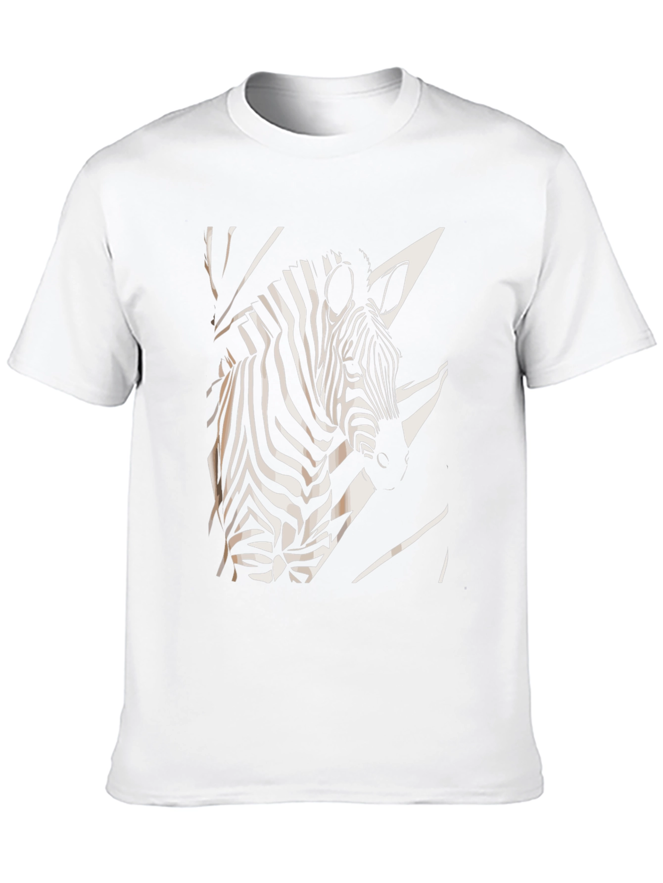 Zebra Graphic Black T-Shirt - Modern Design