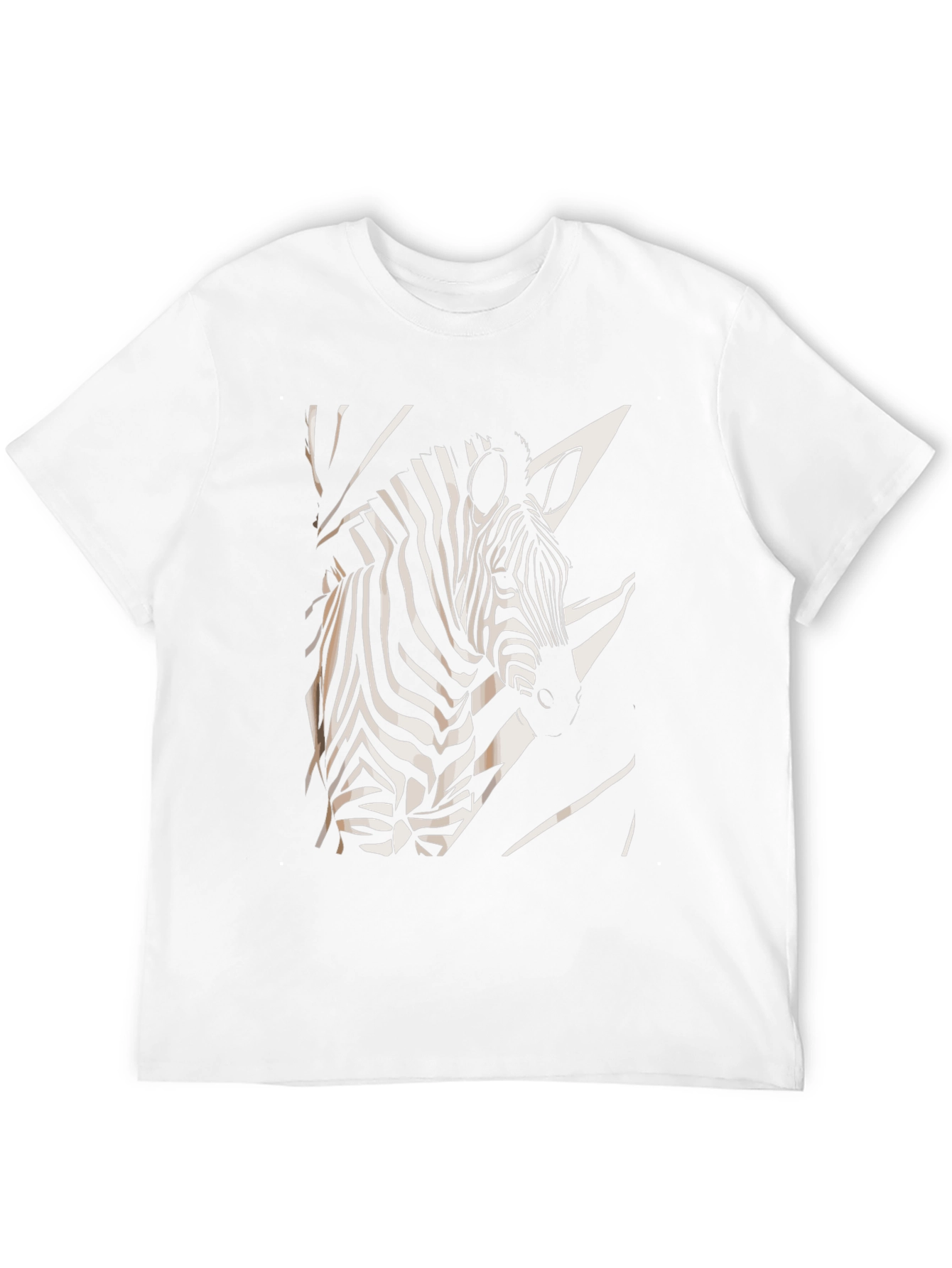 Zebra Graphic Black T-Shirt - Modern Design