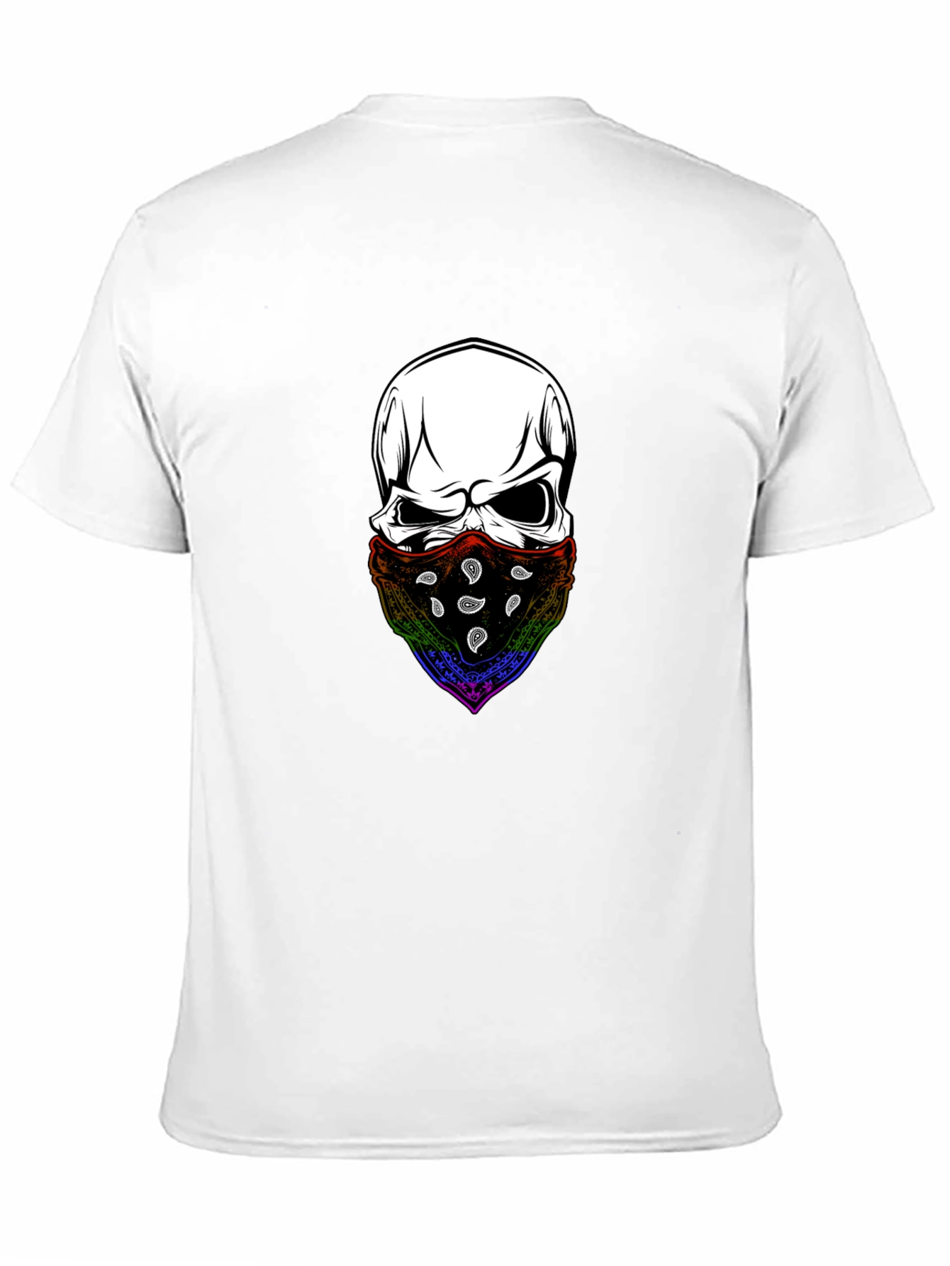 Skull Bandana T-Shirt - Stylish Graphic Tee