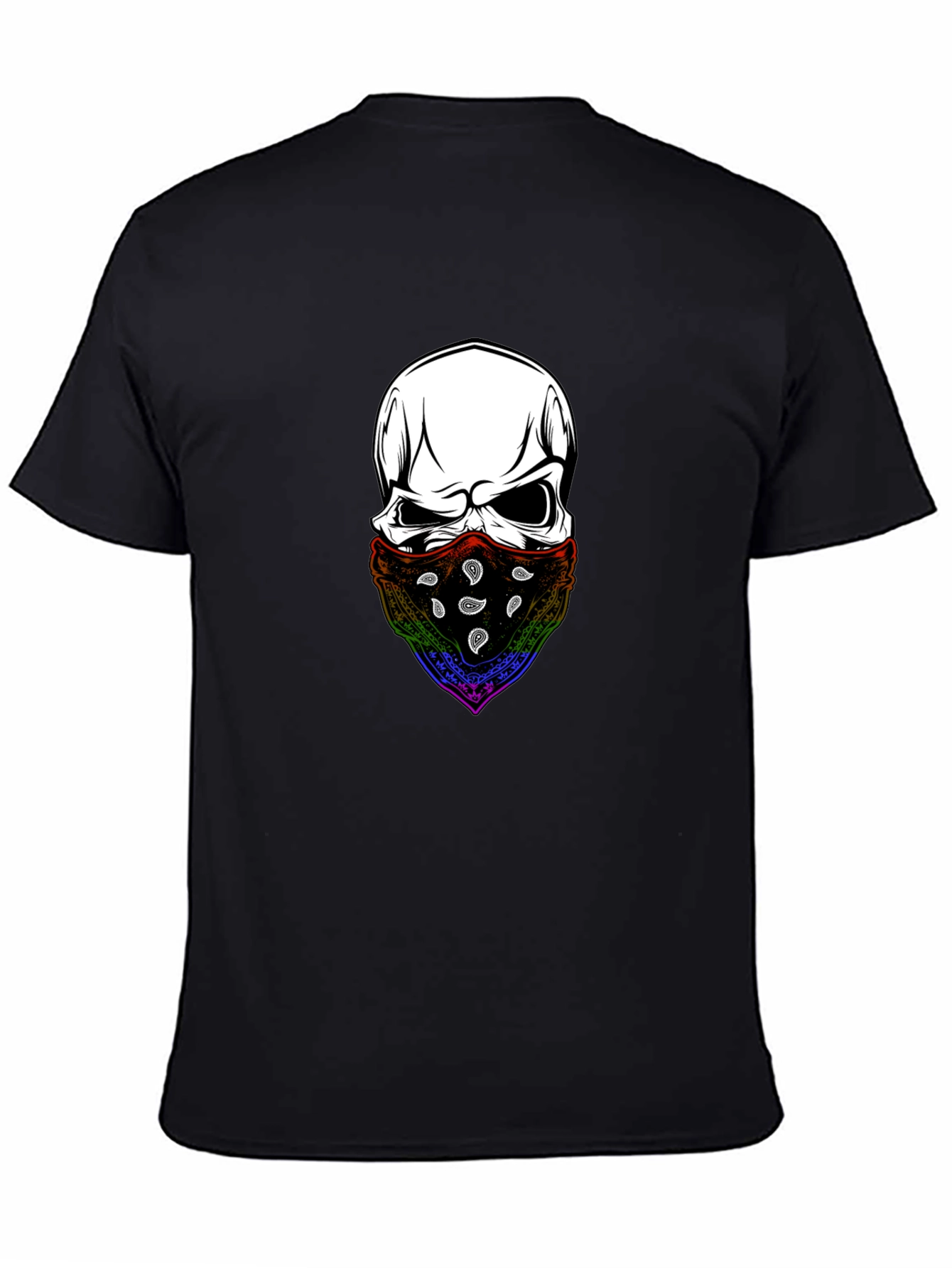 Skull Bandana T-Shirt - Stylish Graphic Tee