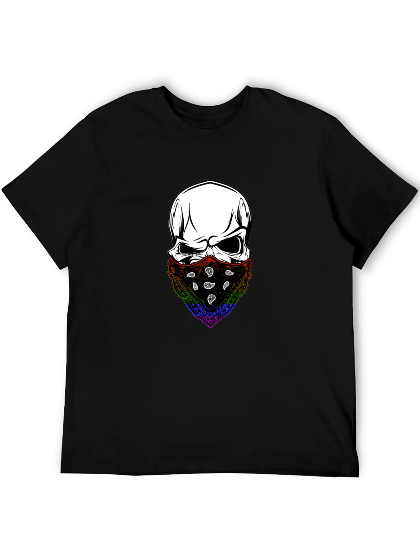 Skull Bandana T-Shirt - Stylish Graphic Tee