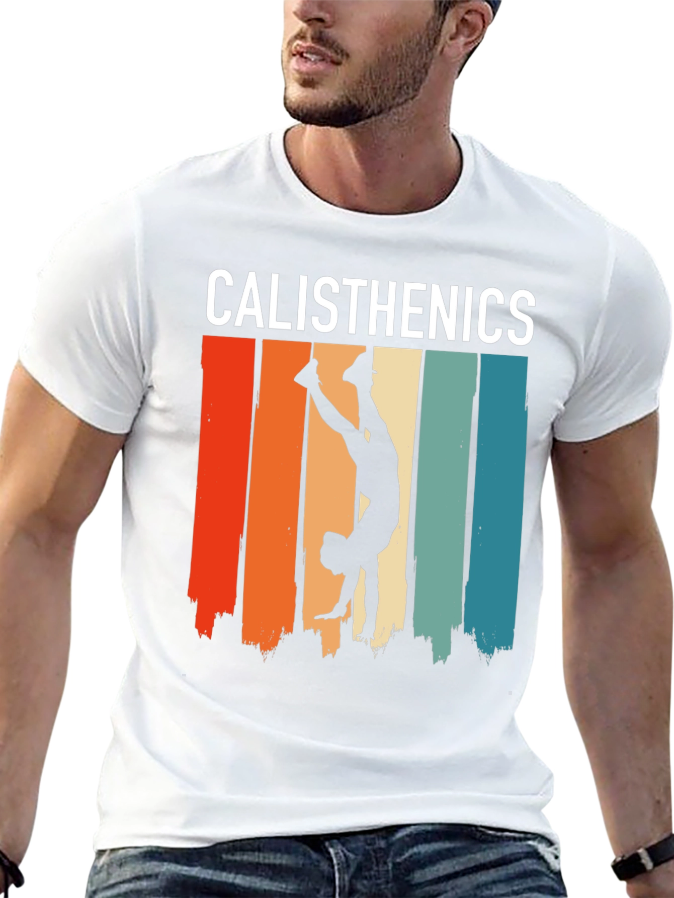Calisthenics Handstand T-Shirt Retro Design