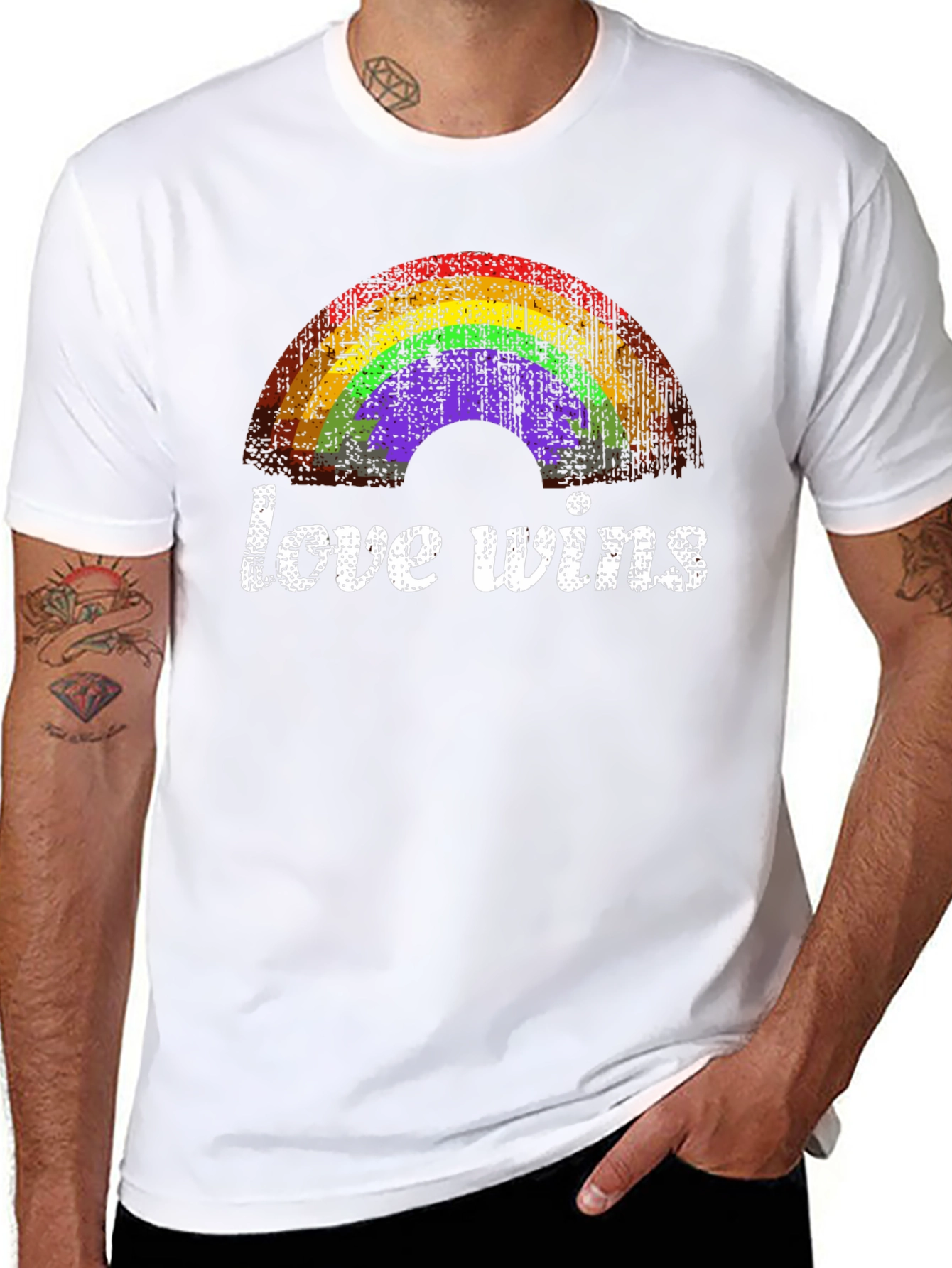 Love Wins Rainbow T-Shirt - Pride & Equality