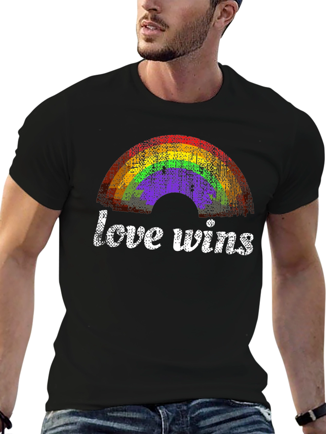 Love Wins Rainbow T-Shirt - Pride & Equality