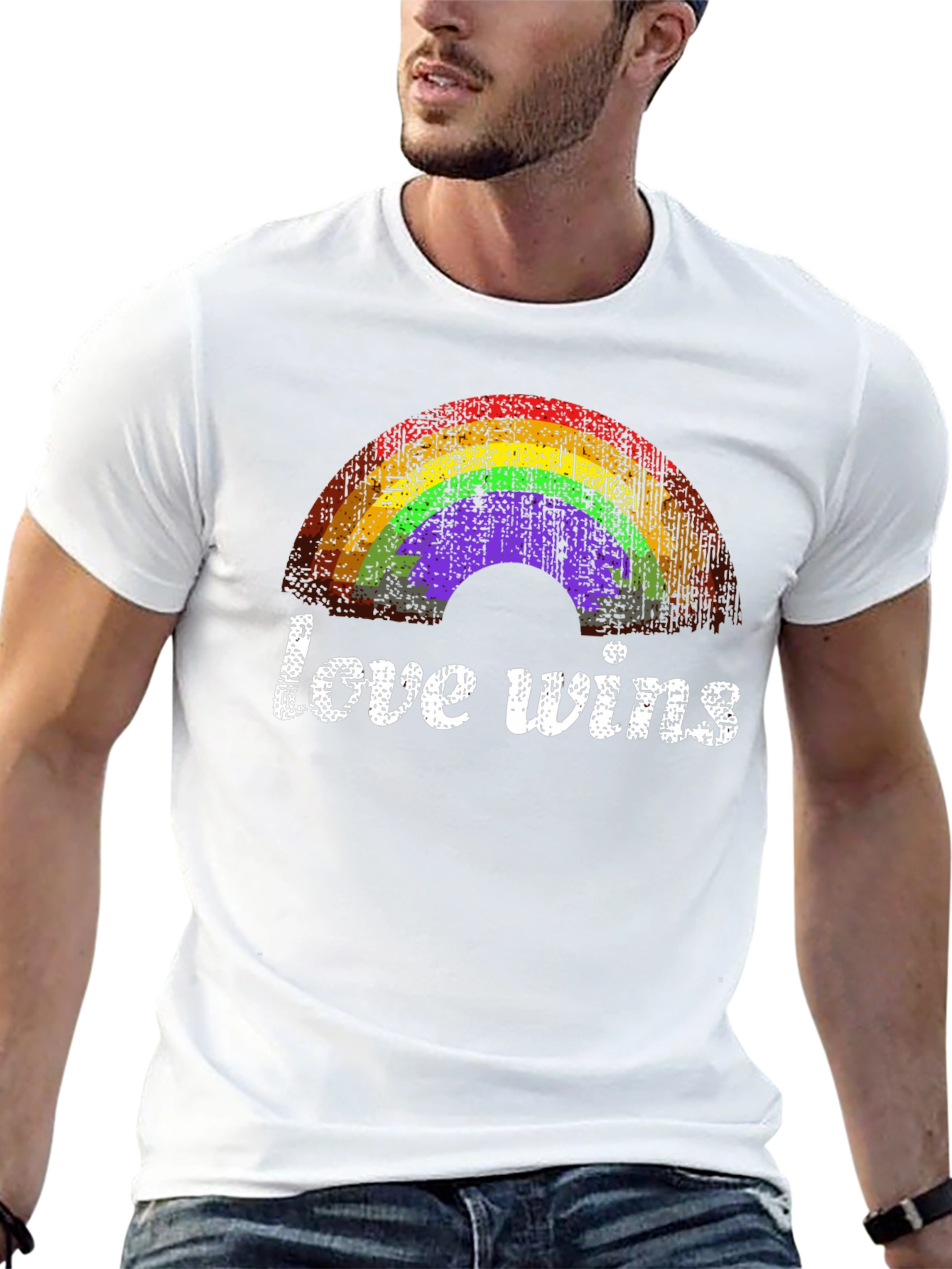 Love Wins Rainbow T-Shirt - Pride & Equality