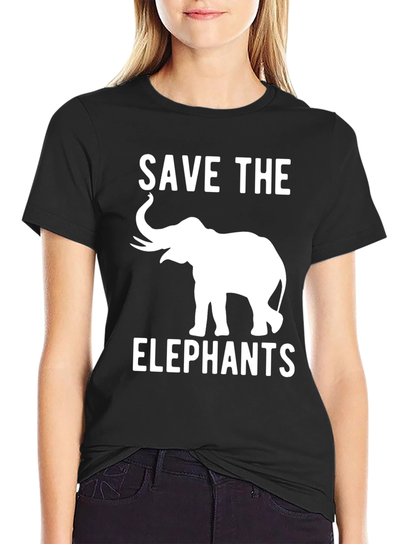 Save The Elephants Graphic T-Shirt