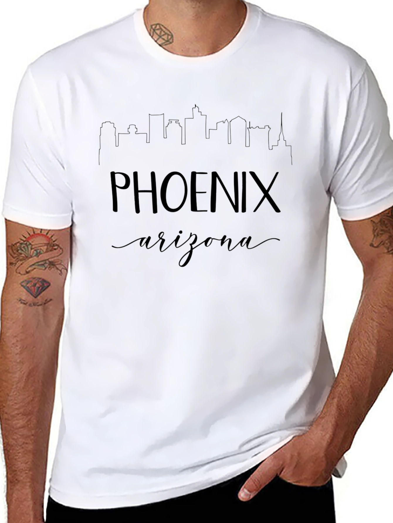 Phoenix Arizona Skyline Graphic Tee