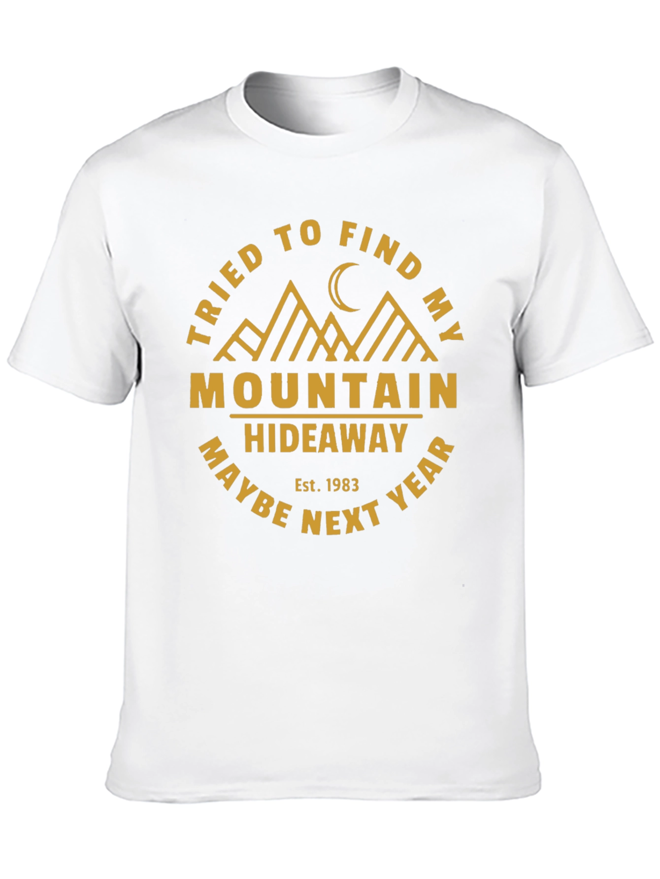 Mountain Hideaway Graphic T-Shirt - Black