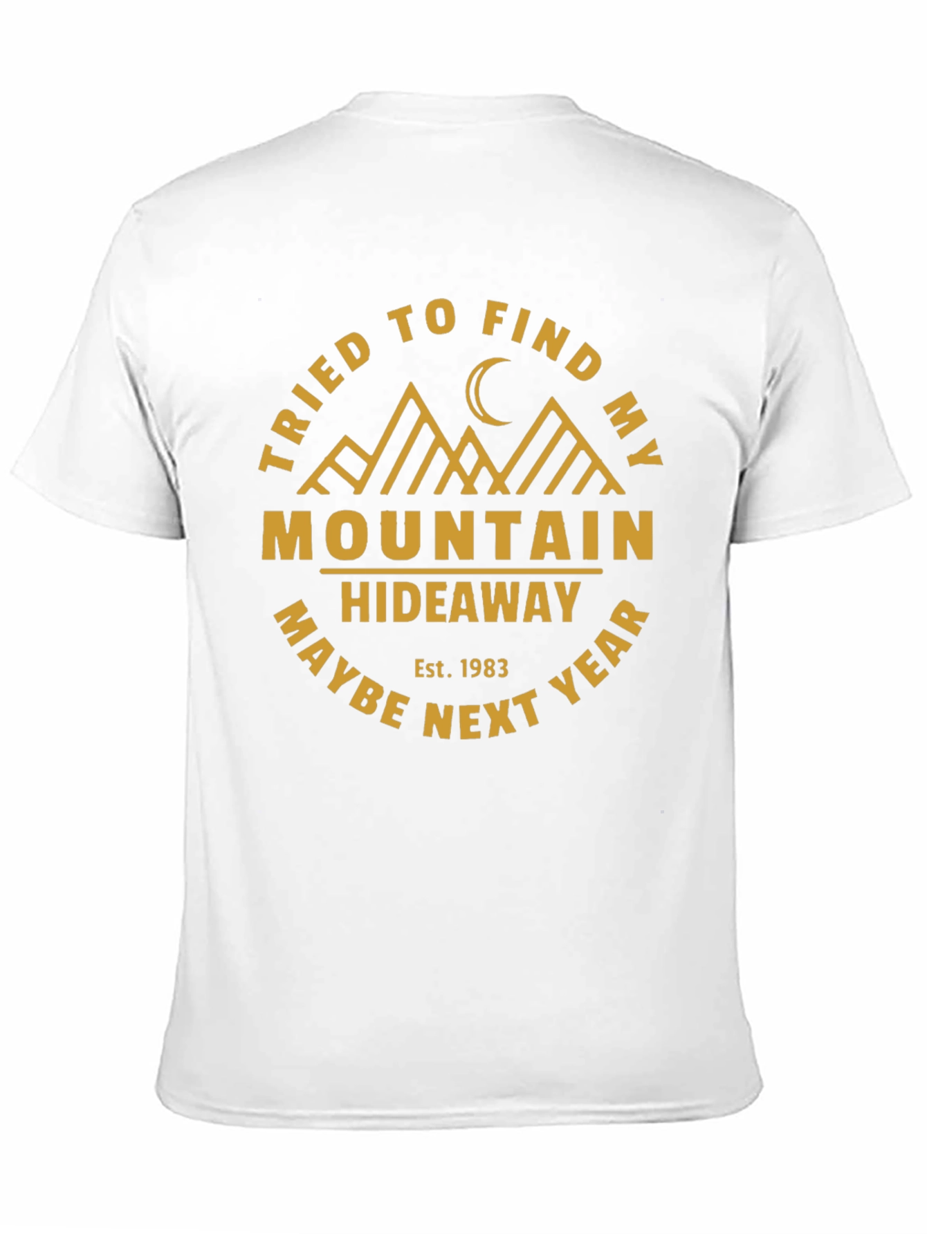 Mountain Hideaway Graphic T-Shirt - Black