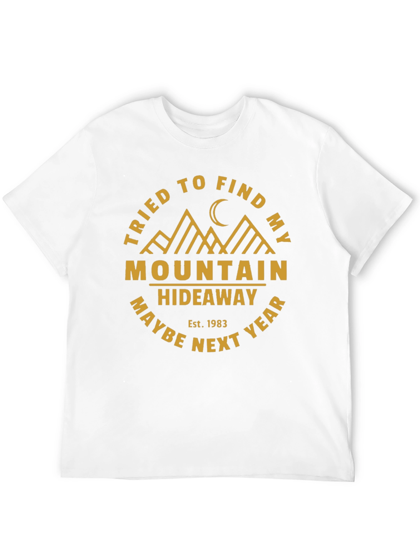 Mountain Hideaway Graphic T-Shirt - Black