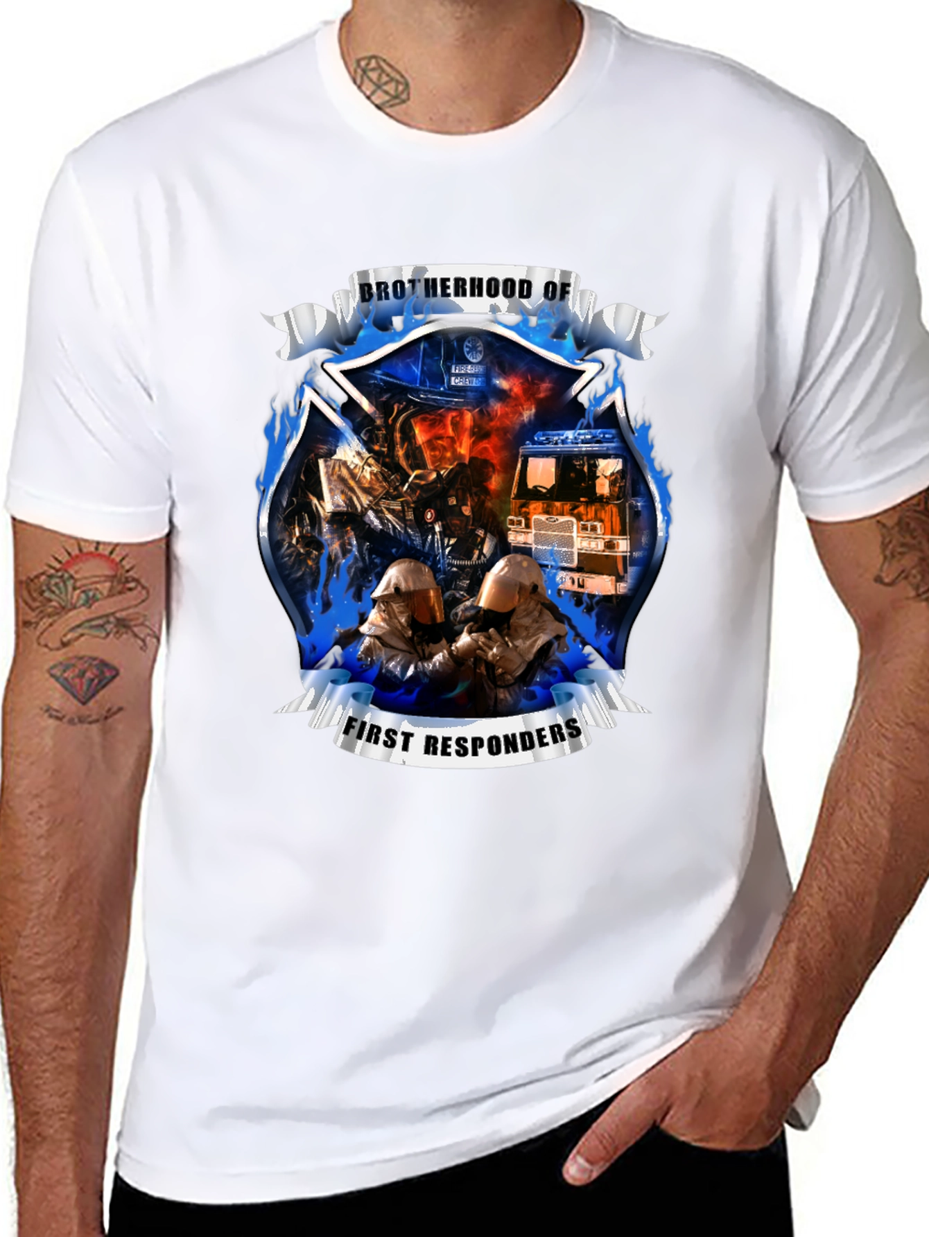 Brotherhood of First Responders Graphic T-Shirt