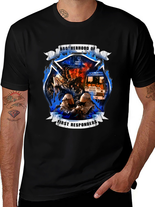 Brotherhood of First Responders Graphic T-Shirt