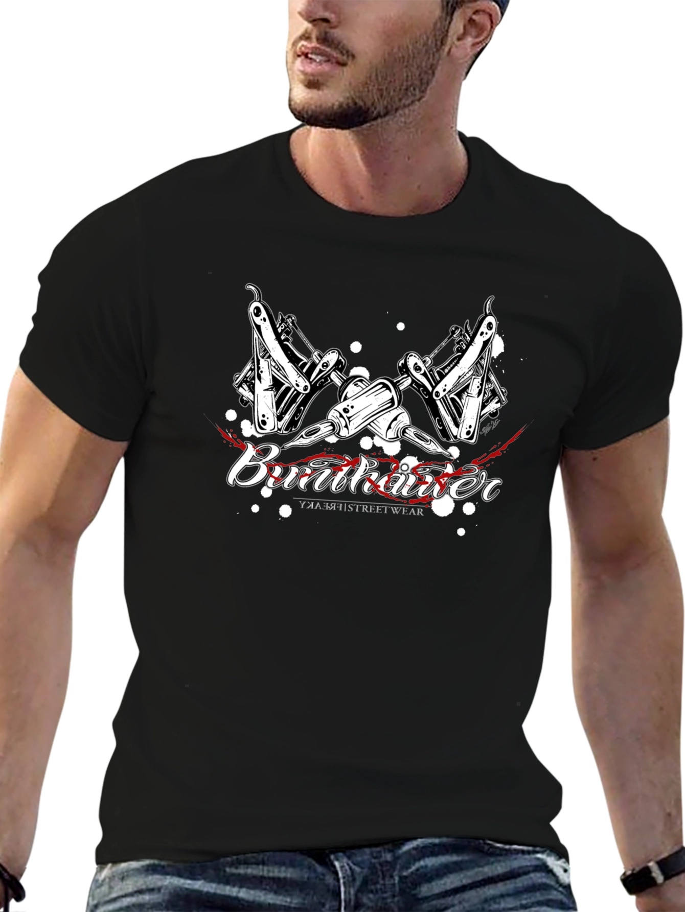Urban Barber Graphic Print T-Shirt