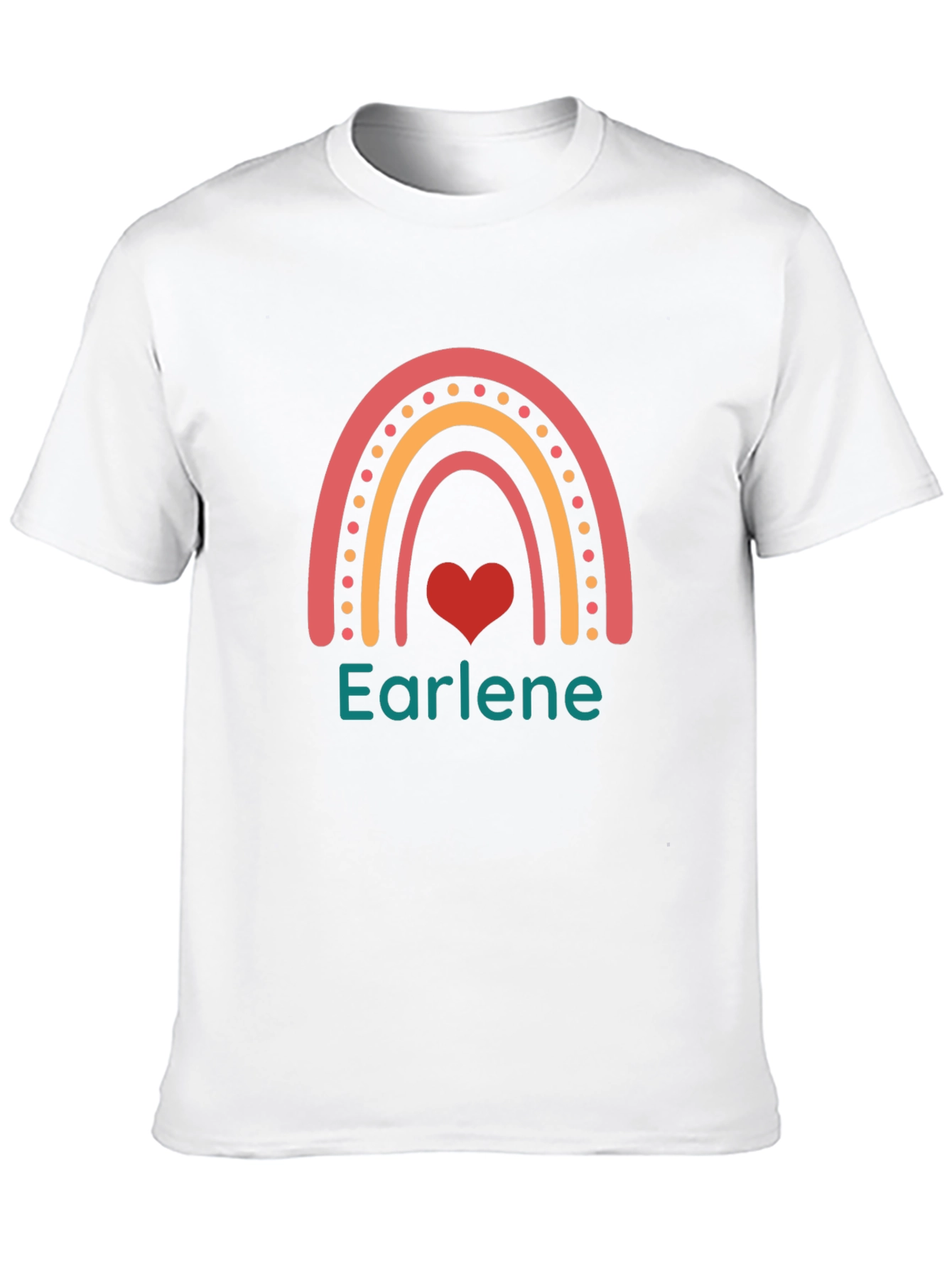 Earlene Rainbow Heart T-Shirt