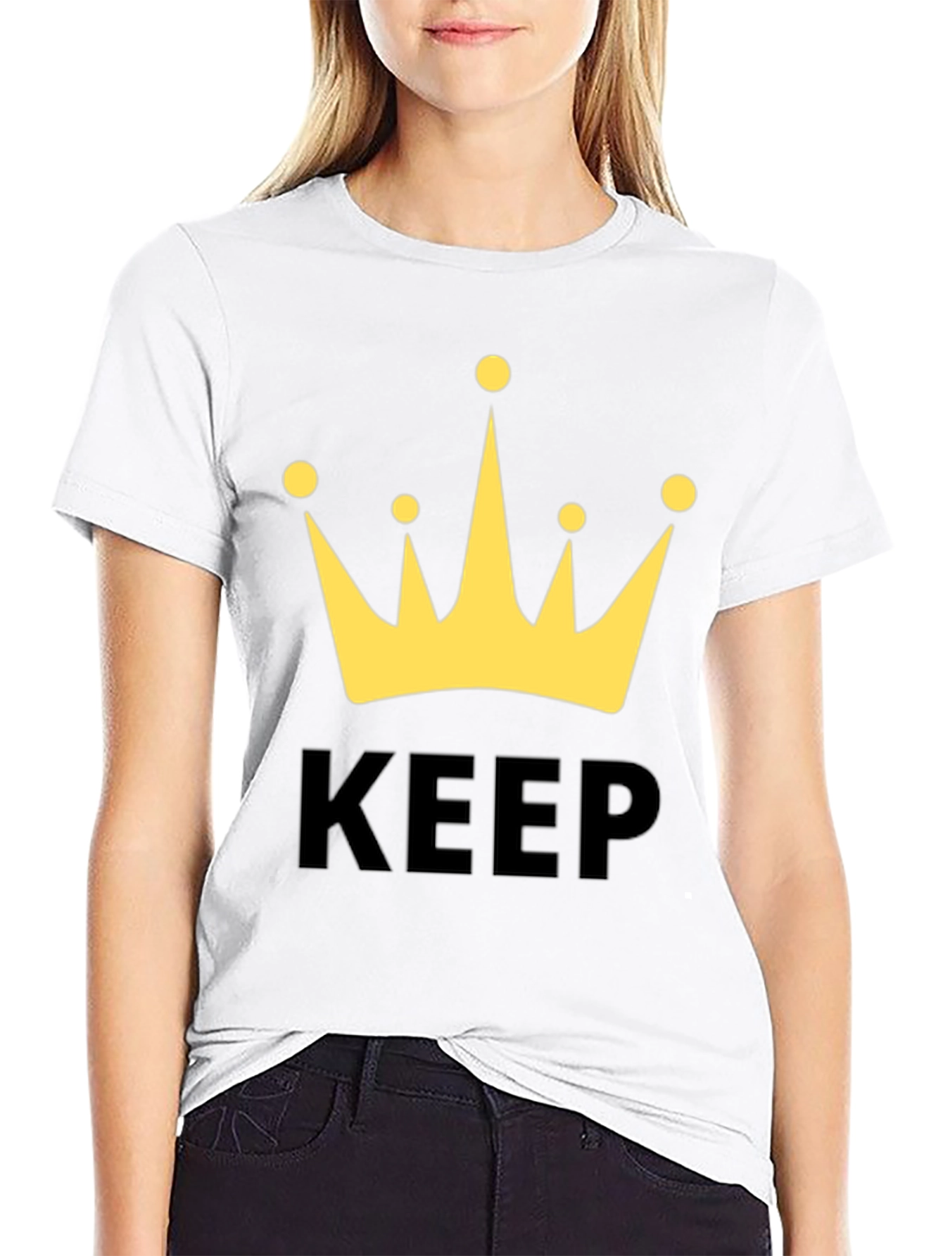 Keep Calm Crown Graphic Tee