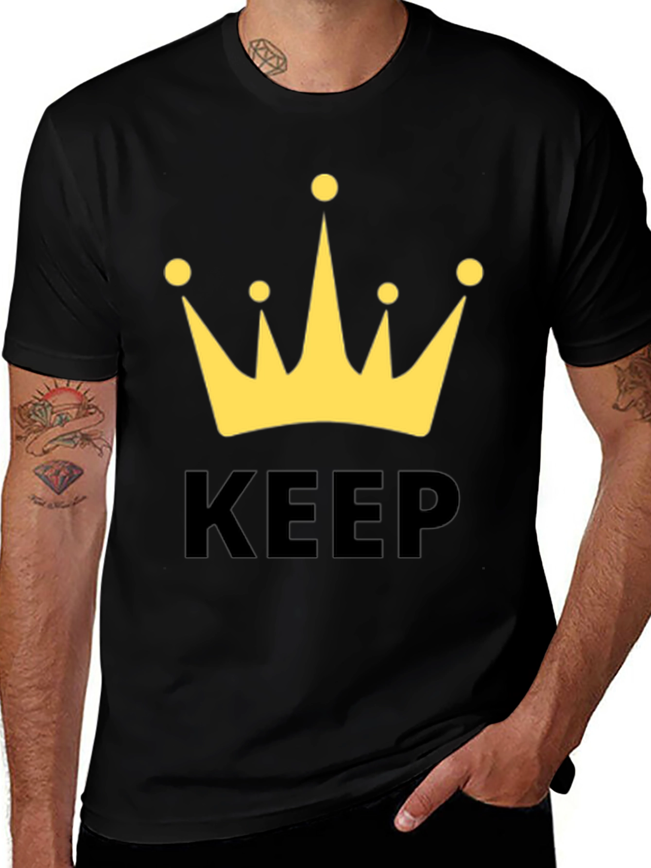 Keep Calm Crown Graphic Tee