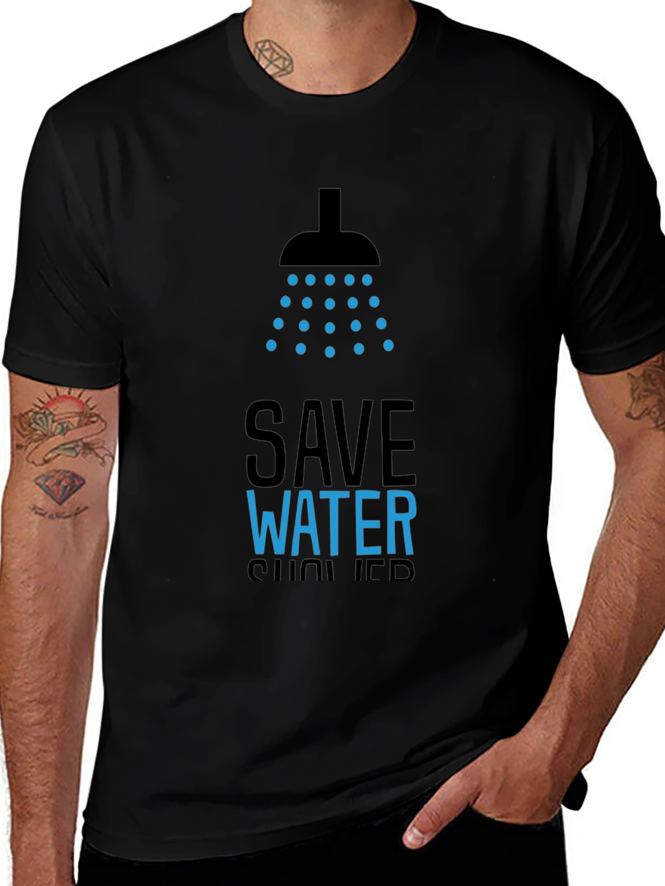 Save Water Shower Graphic Tee