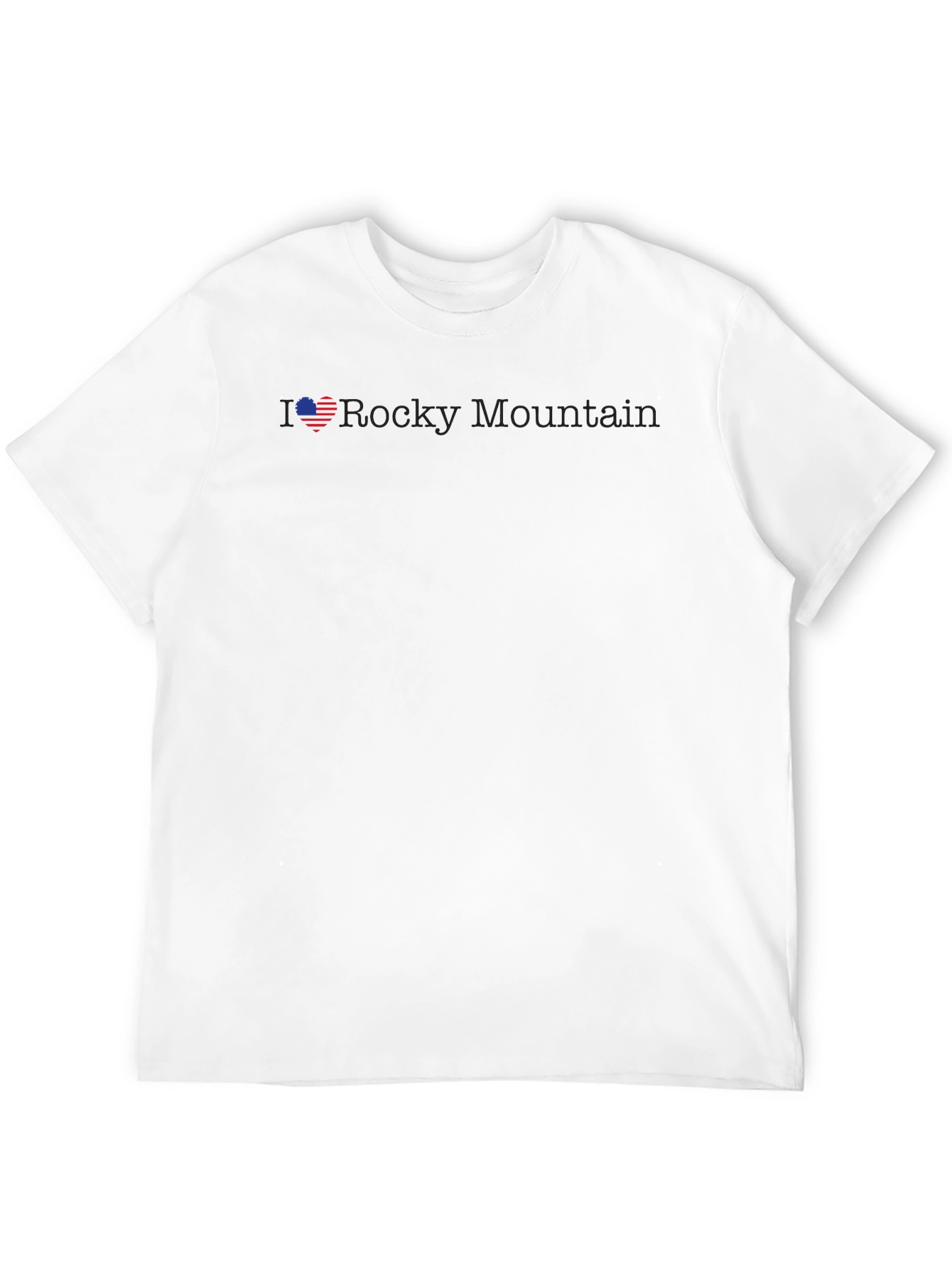 I Heart Rocky Mountain T-Shirt - Patriotic Comfort