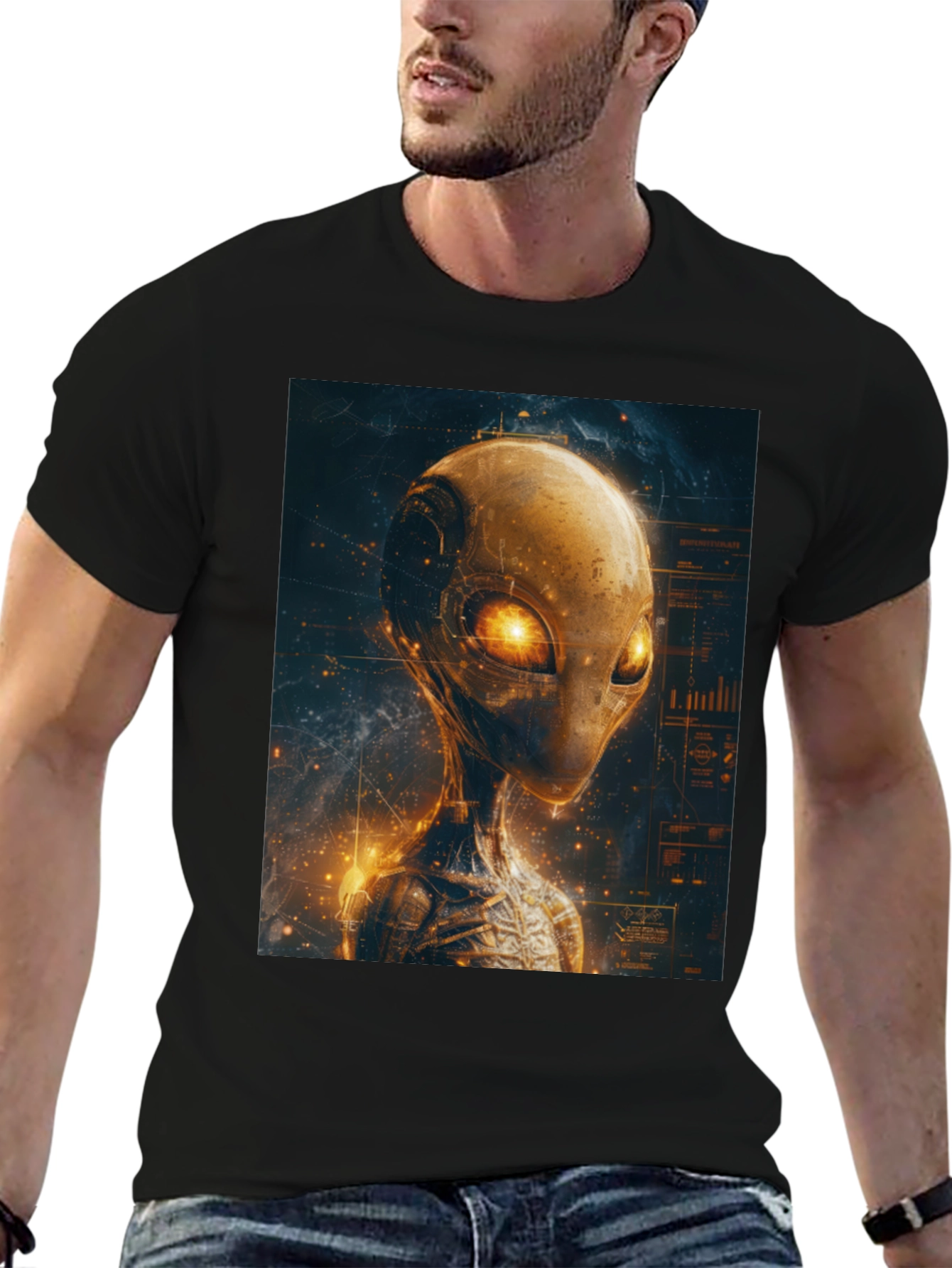 Sci-Fi Alien Graphic Tee