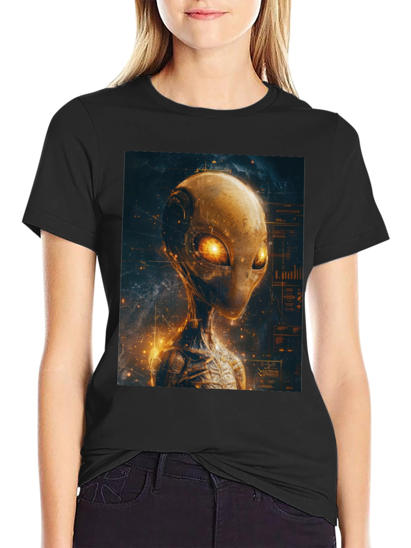 Sci-Fi Alien Graphic Tee