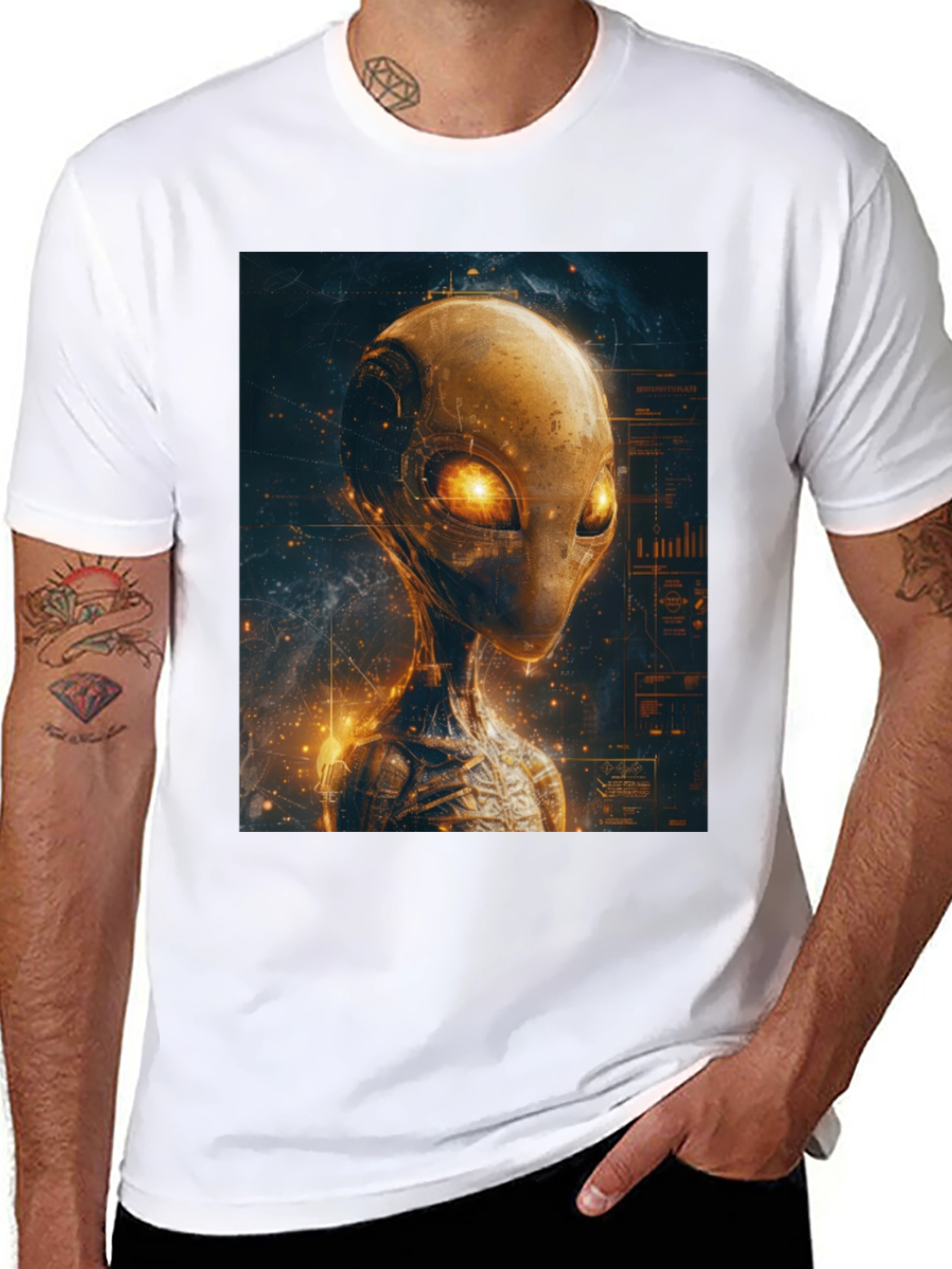 Sci-Fi Alien Graphic Tee