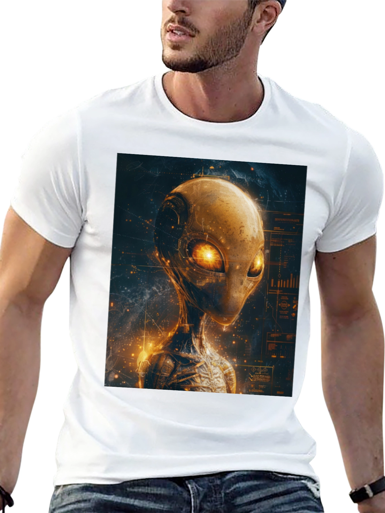 Sci-Fi Alien Graphic Tee
