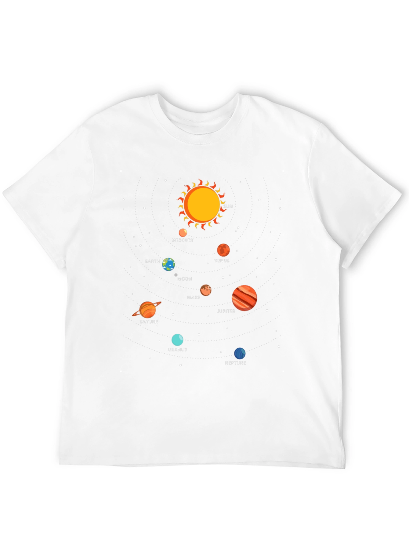 Solar System Graphic T-Shirt - Astronomy Tee
