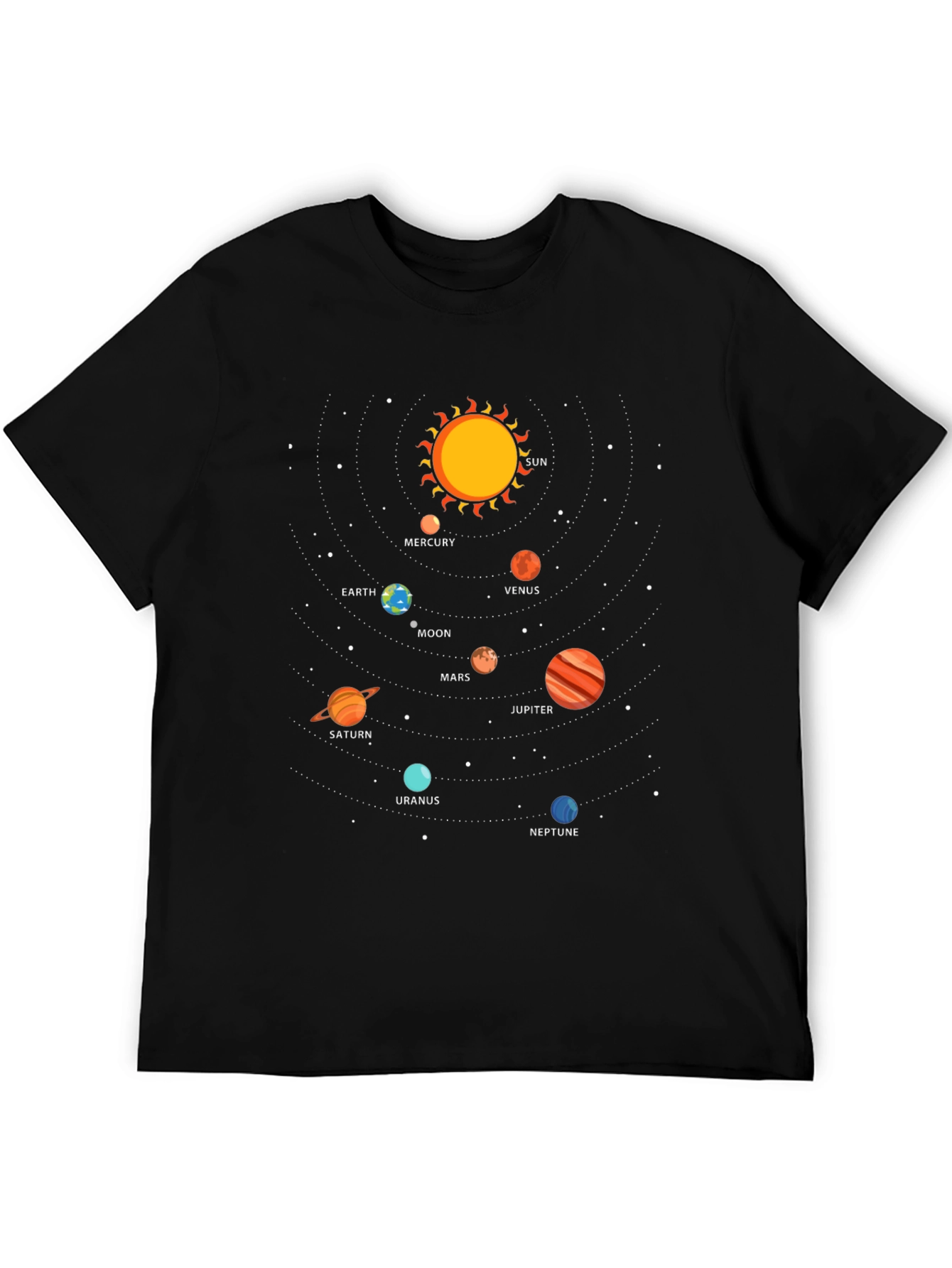 Solar System Graphic T-Shirt - Astronomy Tee