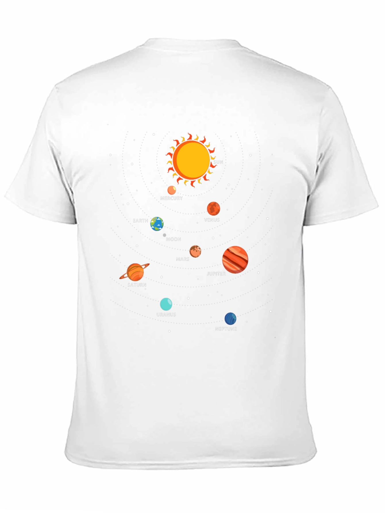 Solar System Graphic T-Shirt - Astronomy Tee