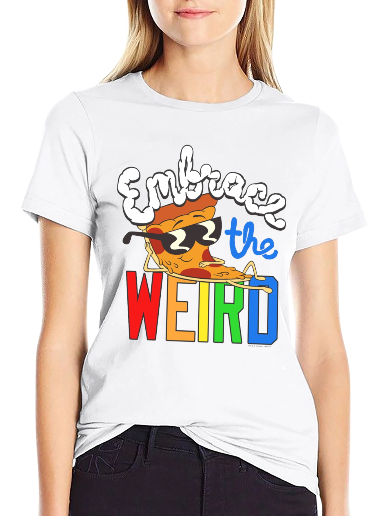Embrace the Weird Pizza T-Shirt