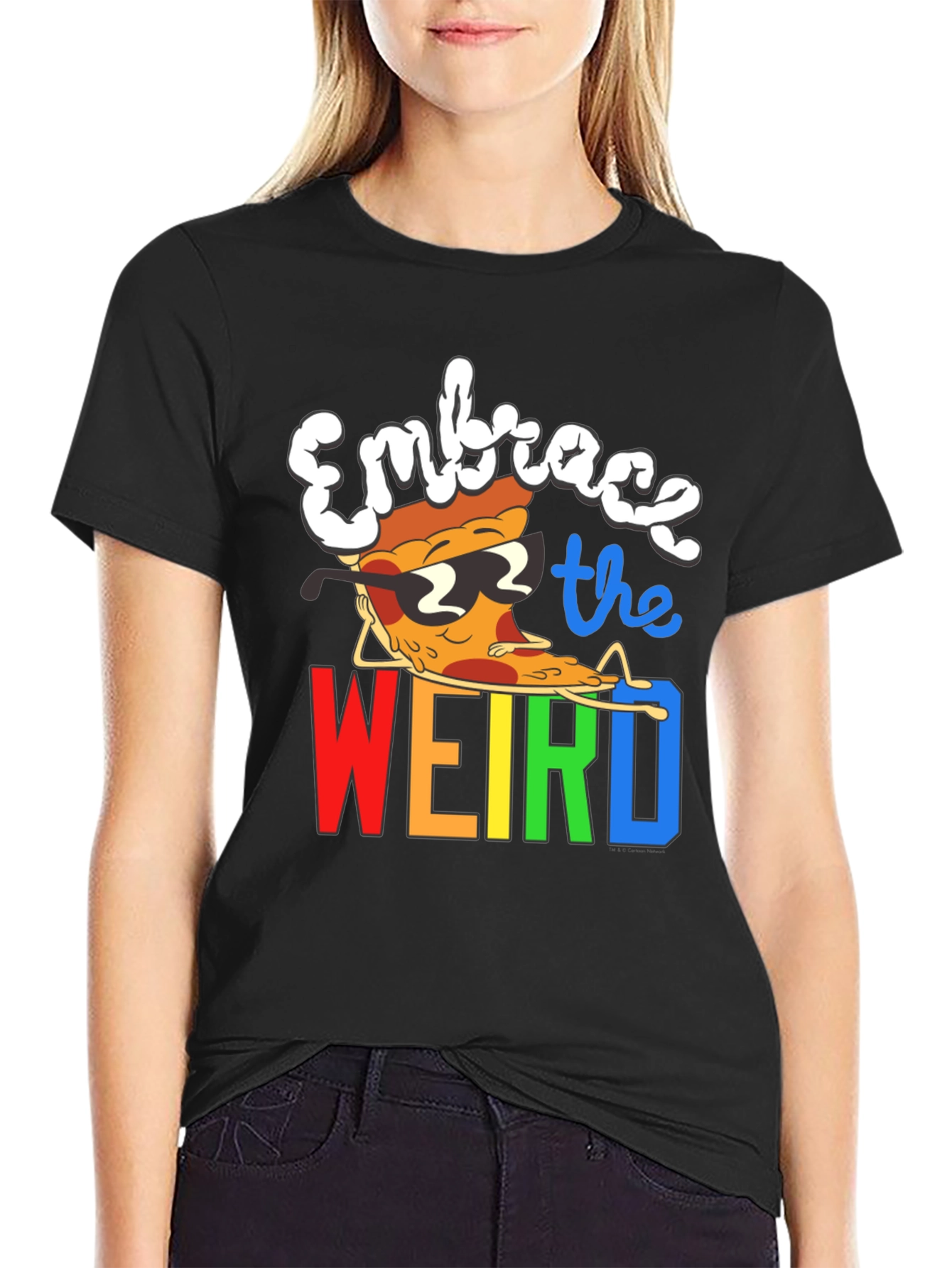Embrace the Weird Pizza T-Shirt