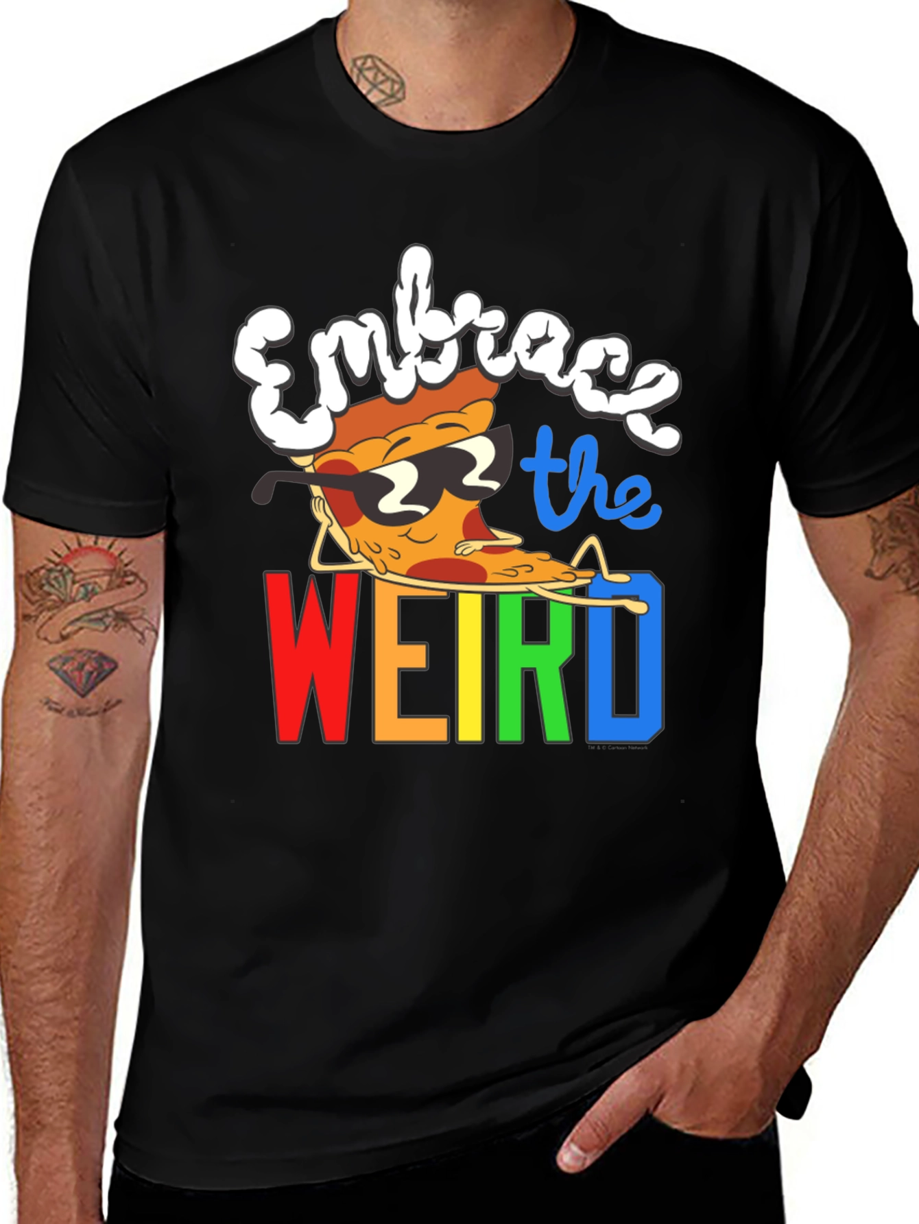 Embrace the Weird Pizza T-Shirt