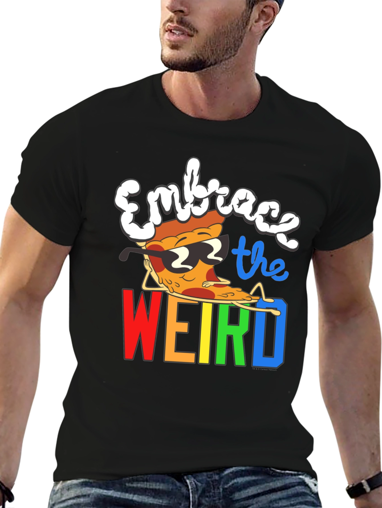 Embrace the Weird Pizza T-Shirt