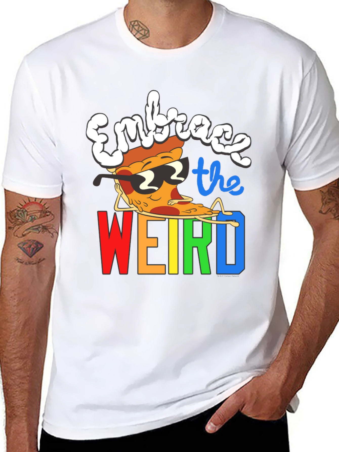 Embrace the Weird Pizza T-Shirt