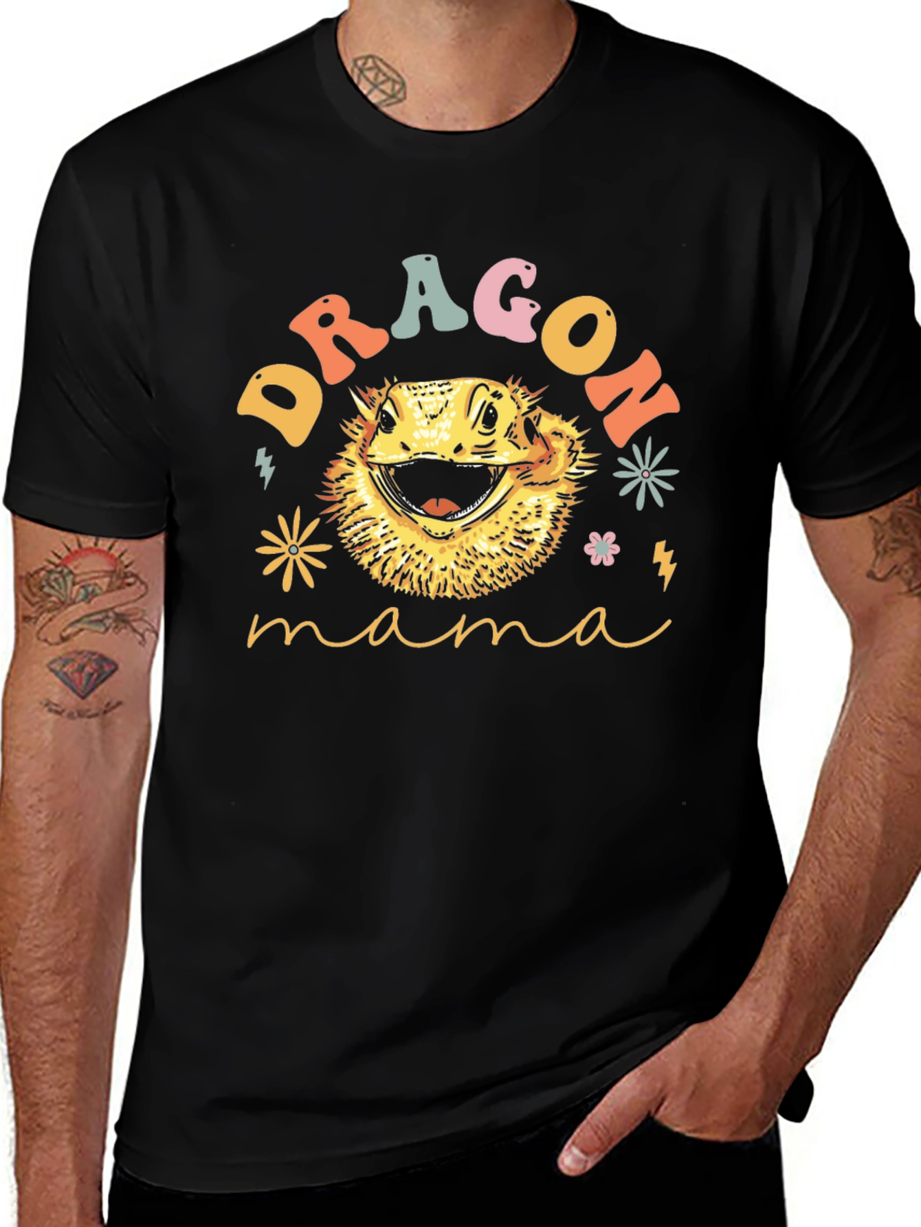 Dragon Mama Graphic T-Shirt - Lizard Lover Tee