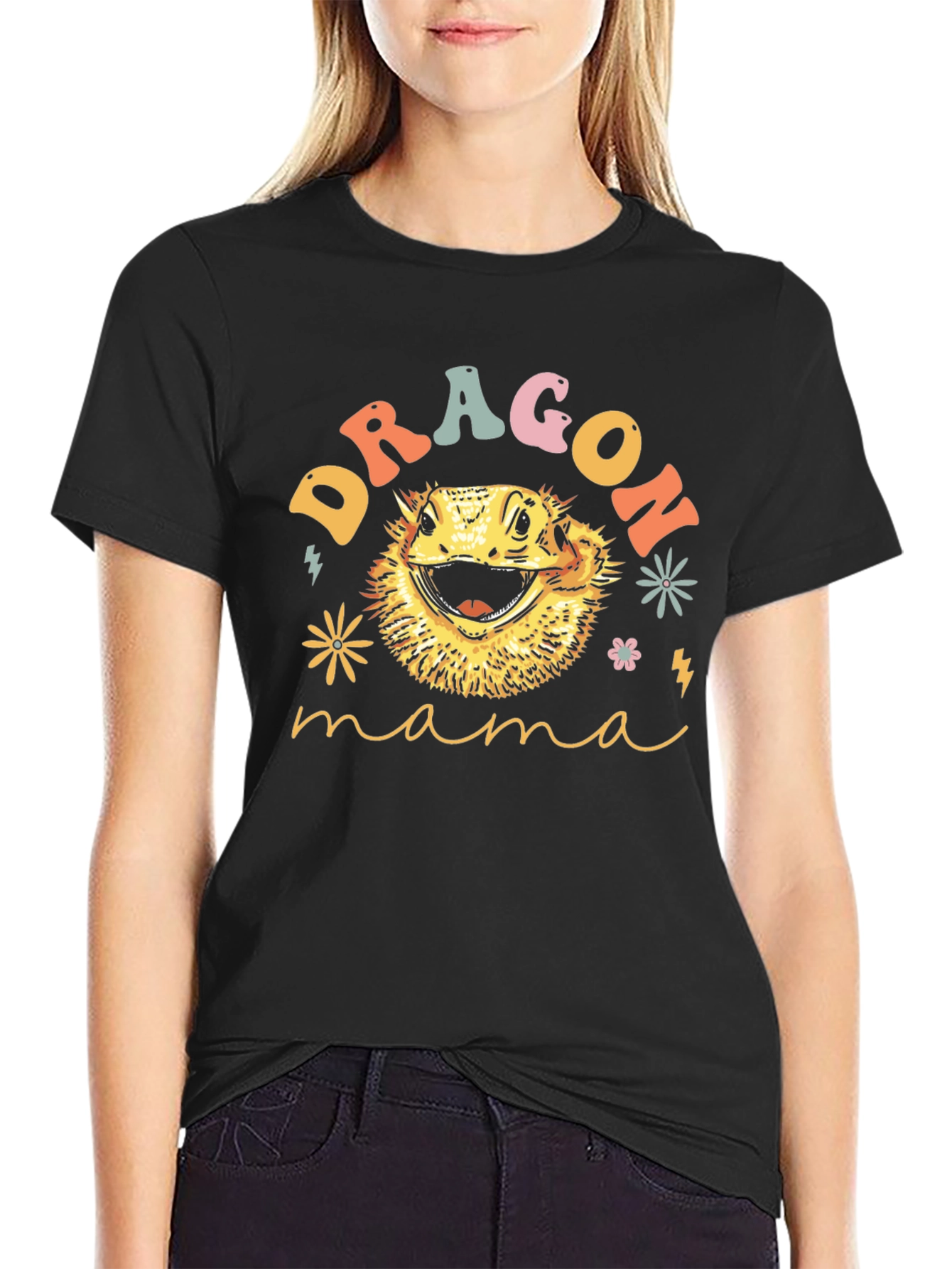 Dragon Mama Graphic T-Shirt - Lizard Lover Tee