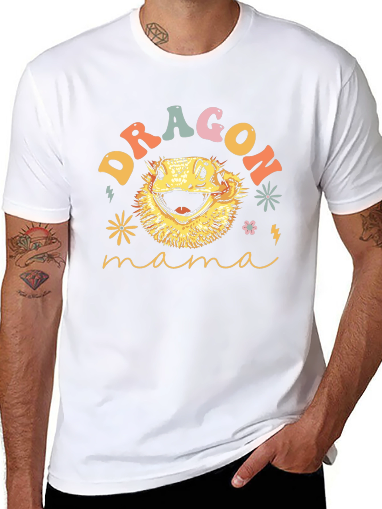 Dragon Mama Graphic T-Shirt - Lizard Lover Tee