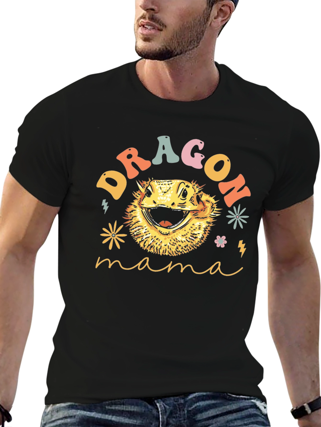 Dragon Mama Graphic T-Shirt - Lizard Lover Tee