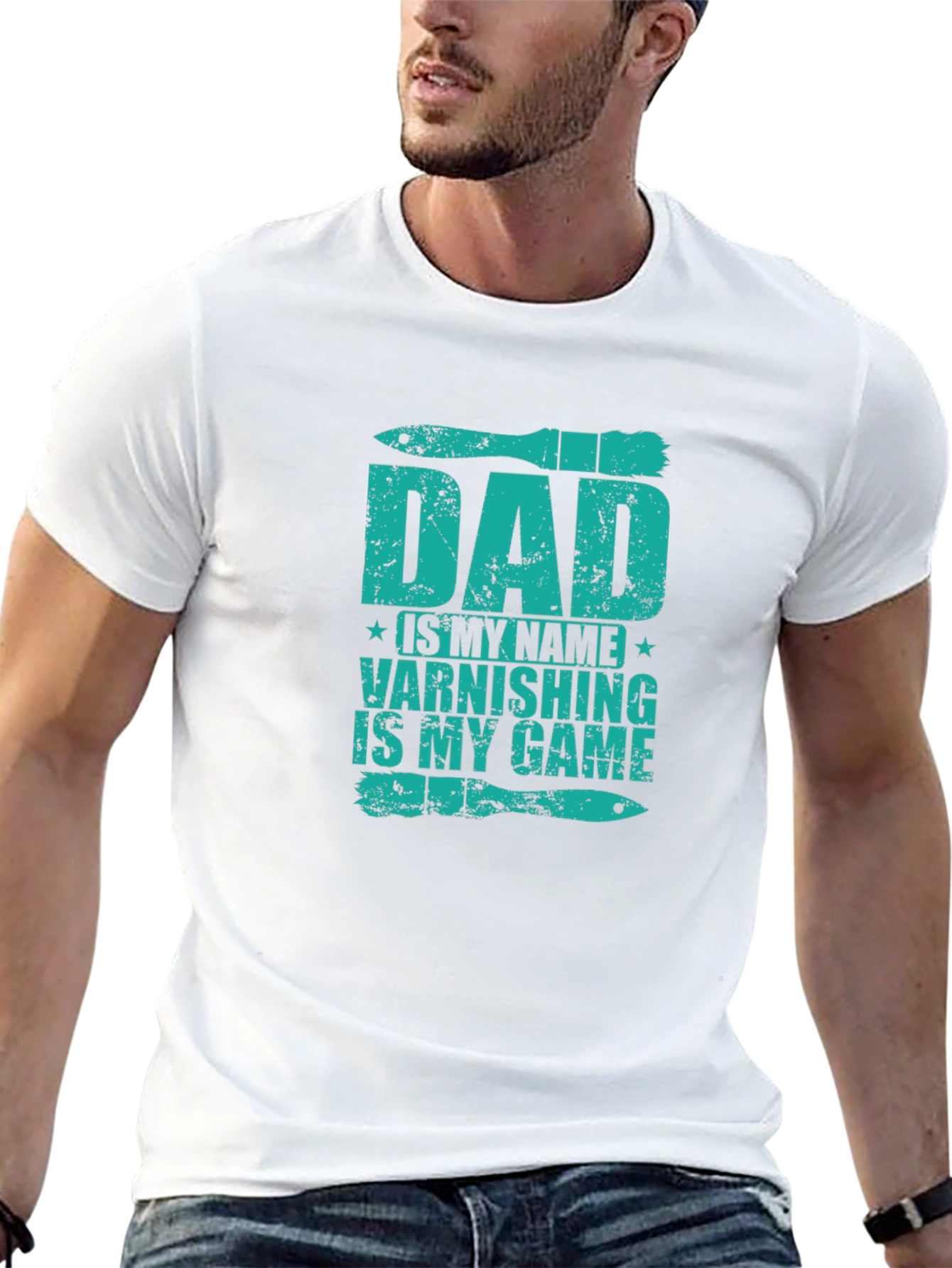 Dad Varnishing is My Game Graphic Tee