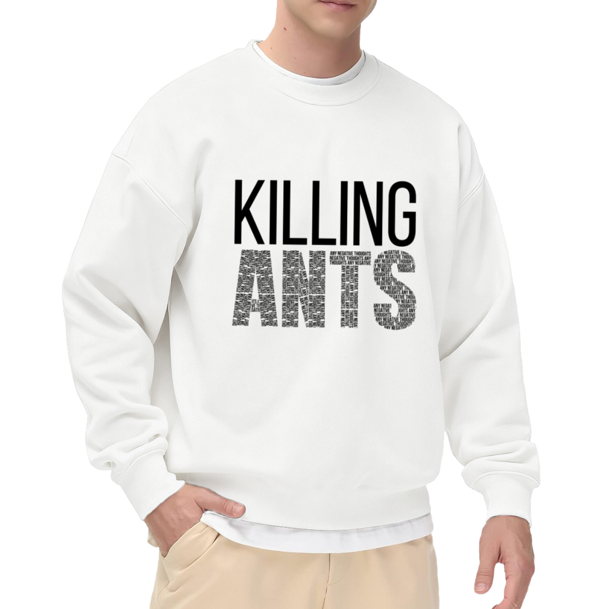 KILLING ANTS - Funny Ant Killer Graphic ԲÁìÎÀÒÂ | Unisex Pullover Sweatshirt