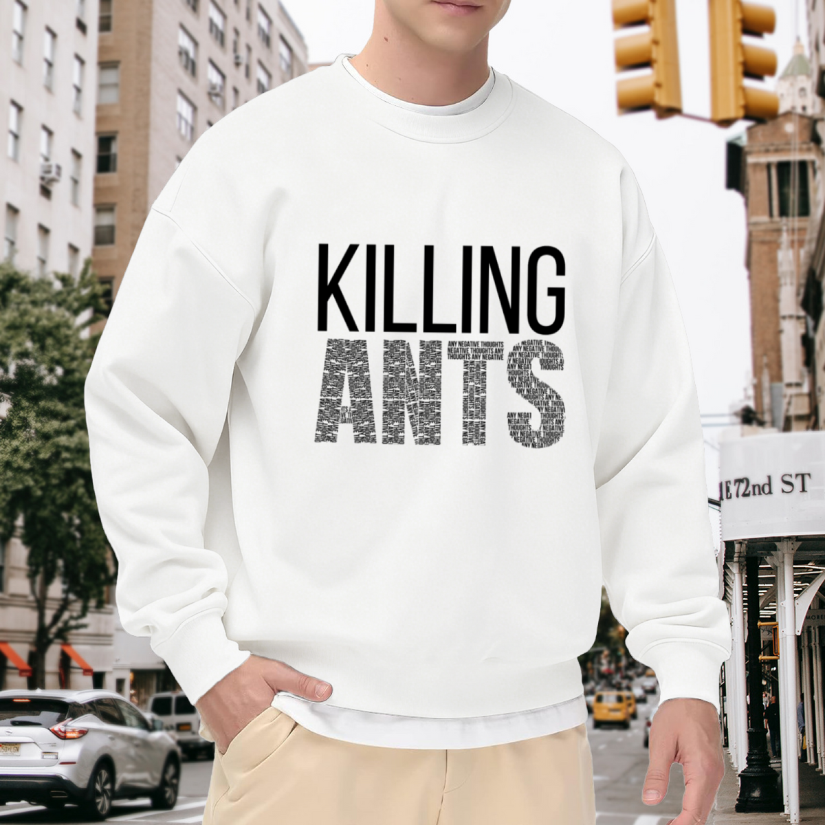 KILLING ANTS - Funny Ant Killer Graphic ԲÁìÎÀÒÂ | Unisex Pullover Sweatshirt