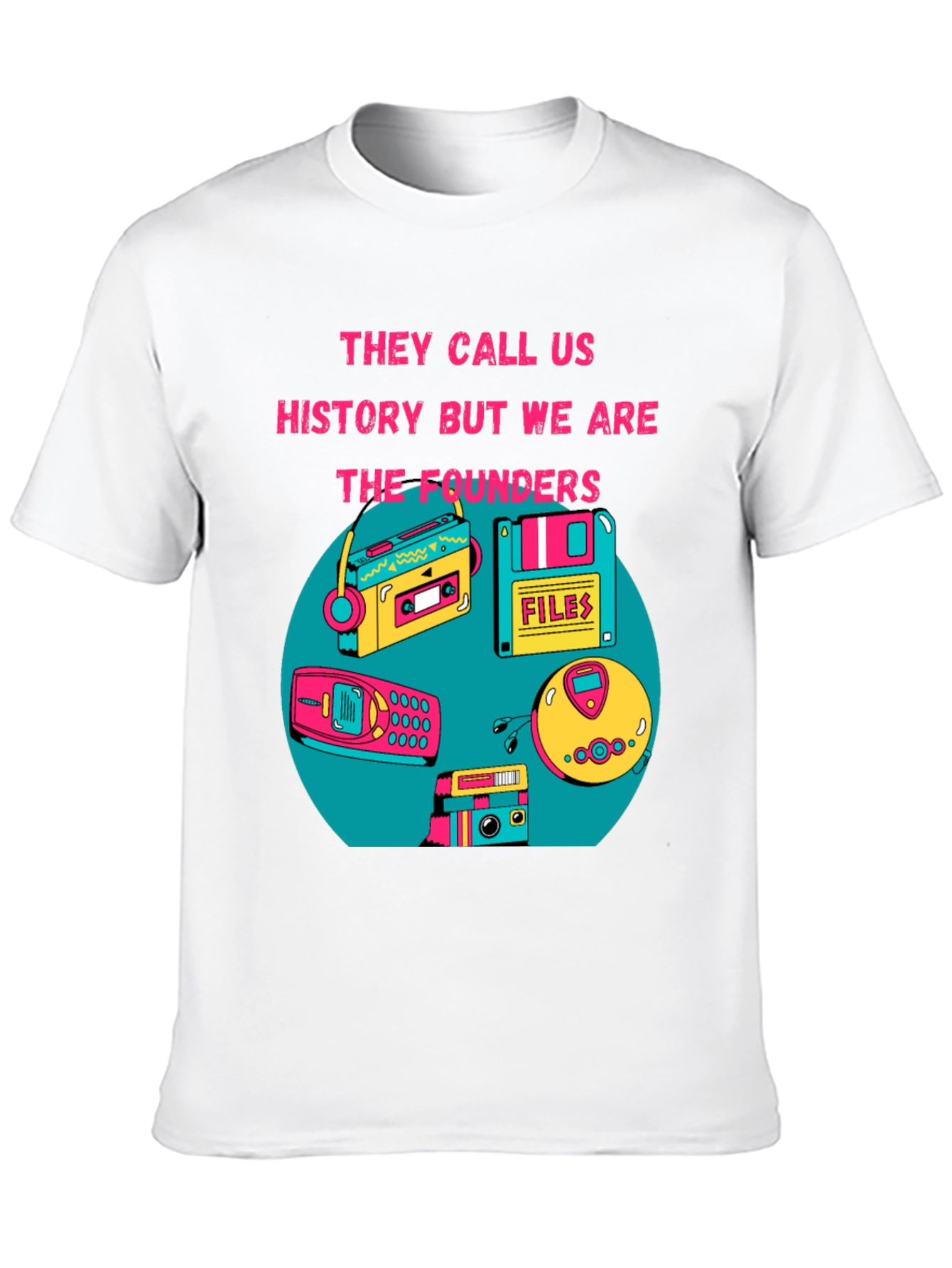 Retro Tech T-Shirt - The Founders Design