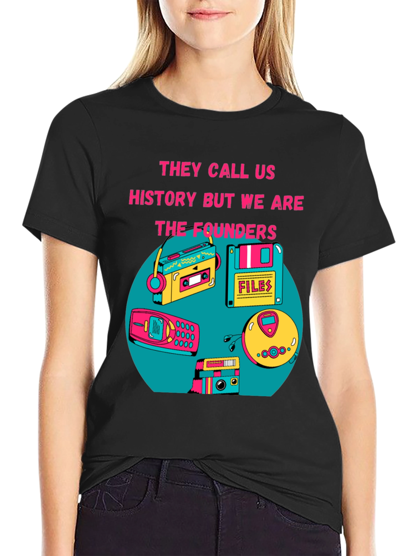 Retro Tech T-Shirt - The Founders Design