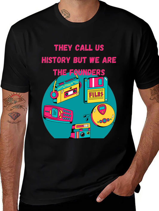 Retro Tech T-Shirt - The Founders Design